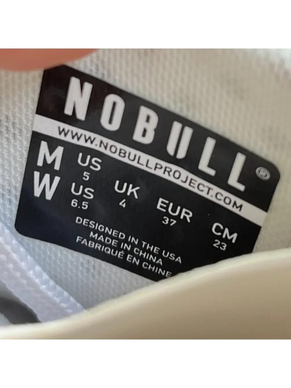 Nobull SF Trainer+ Pride Collection Womens Size 6.5 White Running Shoes Sneakers
